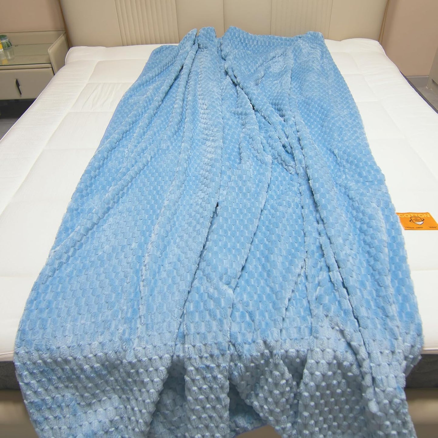 Water Resistant Blanket for Bed Couch Sofa, 60"x80" Reversible & Washable Microfiber Blanket, Queen Size Waterproof Throw, Pet Friendly & Leakproof (Peachy Pink/Peach Cream)