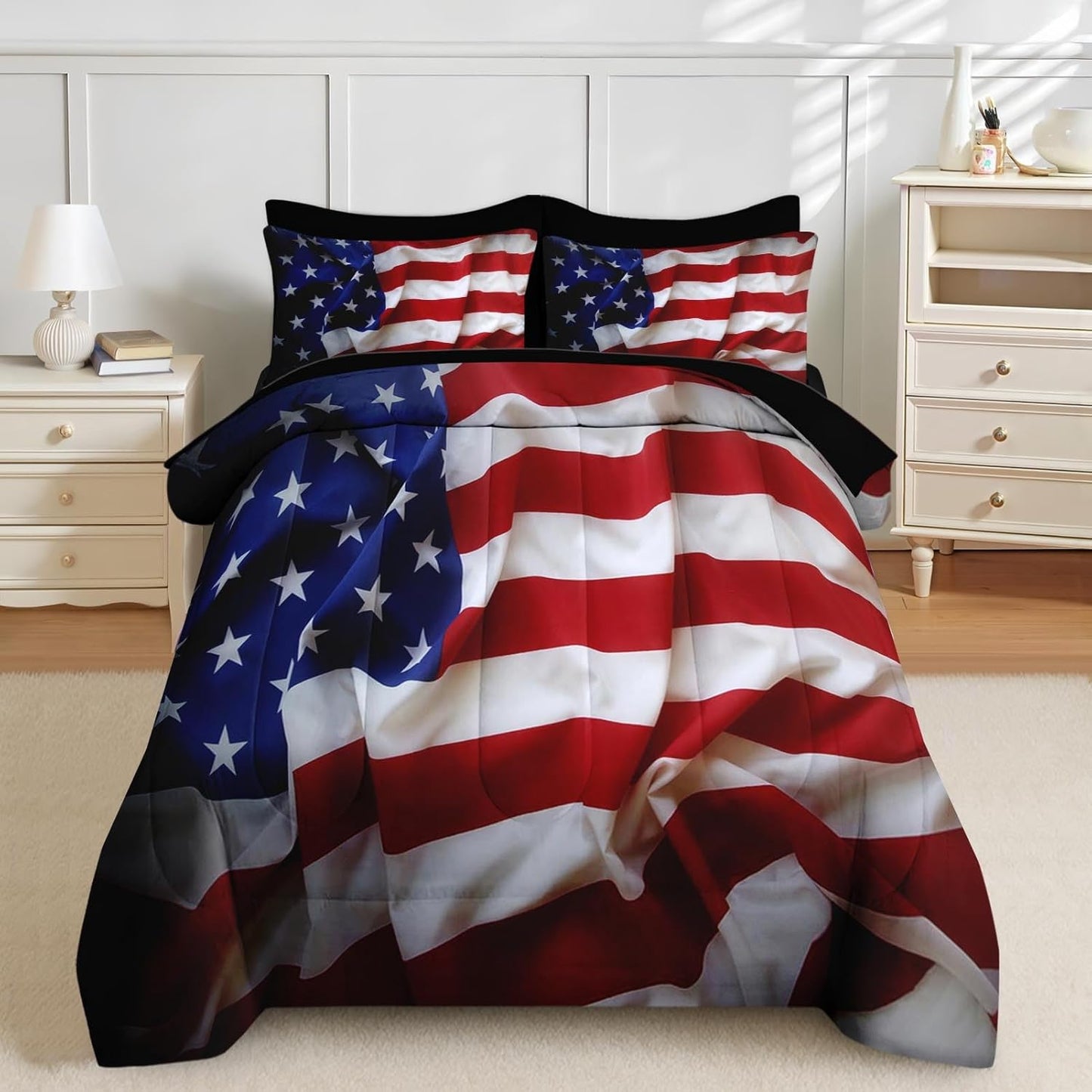 Nesker 7 Pcs Comforter Set Queen Size, Leopard Print Wild Animal Bedding Set for Kids and Adults, Black Grey African Cheetah Wildlife Sheets Bed Sheet Sets with Fitted Sheet 2 Pillowcases & 2 Shams