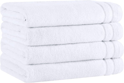Comfort Spaces Luxury Bath Towel Set - 12 piece Set, Quick Dry, 4 Hand Towels, 4 Washcloths, 4 Large Bath Towels, 100% Cotton, Zero Twist, Soft, Lightweight, Dark Grey