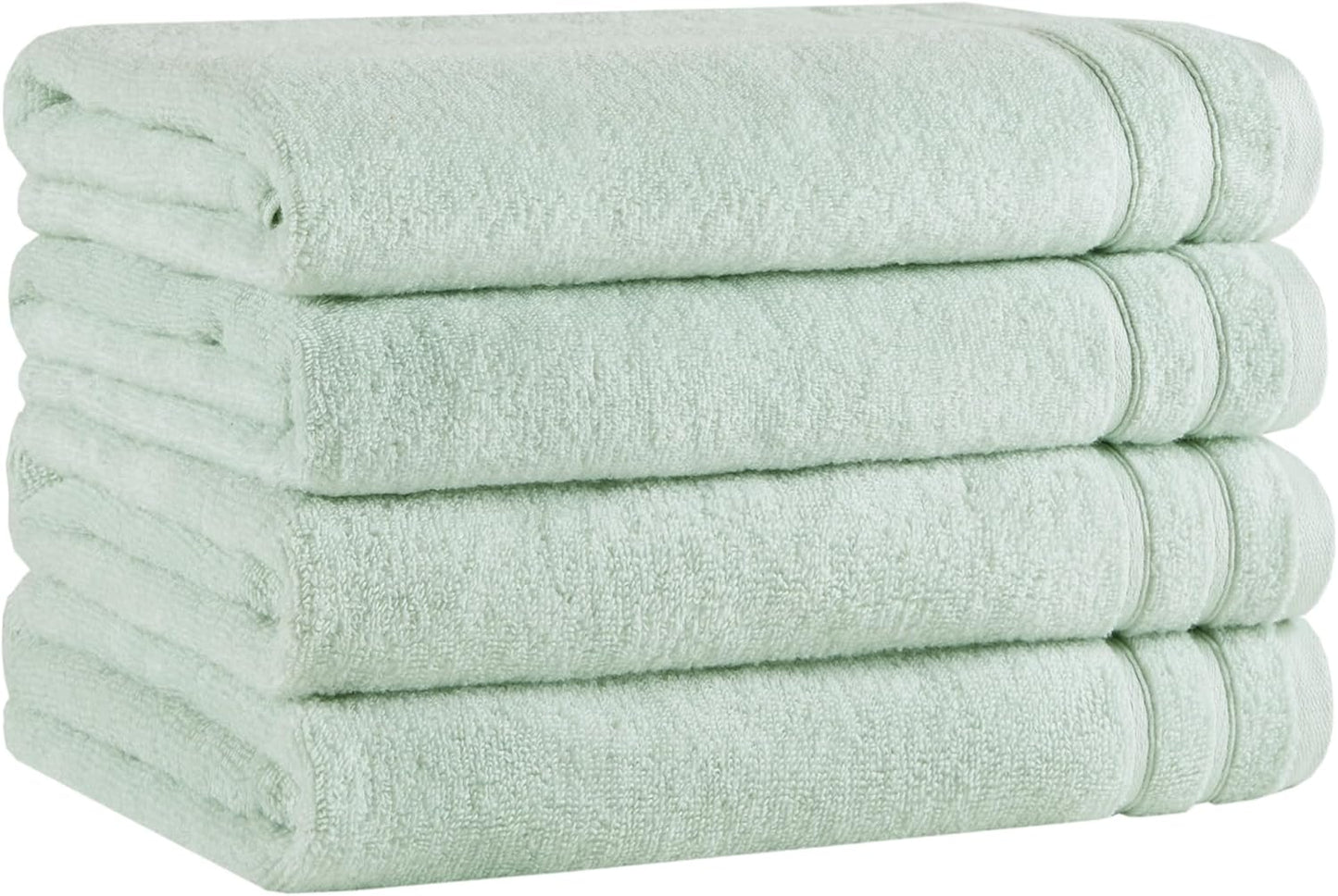 Comfort Spaces Luxury Bath Towel Set - 12 piece Set, Quick Dry, 4 Hand Towels, 4 Washcloths, 4 Large Bath Towels, 100% Cotton, Zero Twist, Soft, Lightweight, Dark Grey