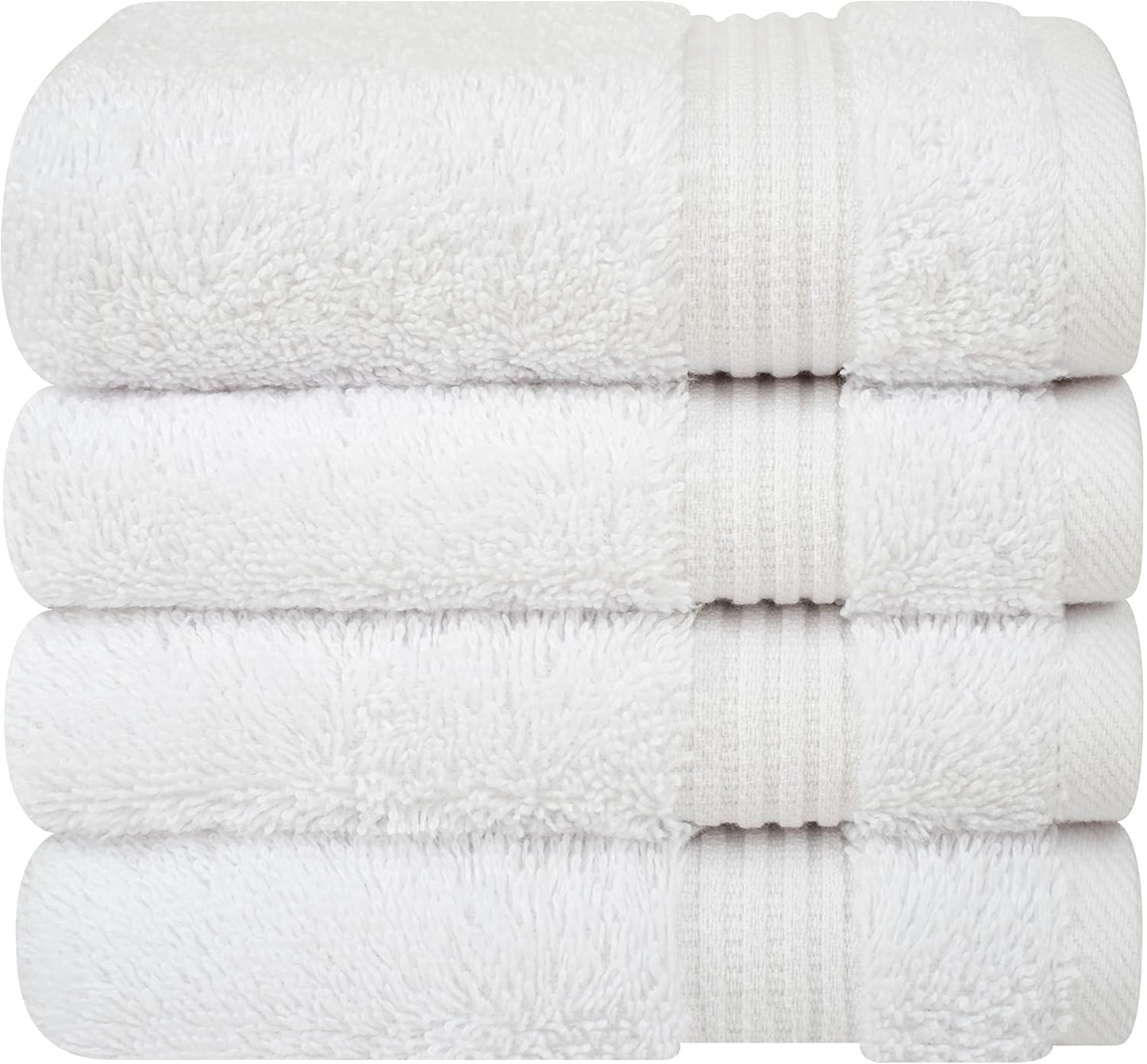 Cotton Paradise 6 Piece Towel Set, 100% Cotton Soft Absorbent Turkish Towels for Bathroom, 2 Bath Towels 2 Hand Towels 2 Washcloths, Mint Towel Set