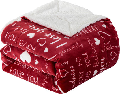 Elegant Comfort Ultra Soft Reversible Flannel Sherpa Blanket - Cozy Silky Fleece Throw for Couch, Bed - Plush Fuzzy Warm Winter Blanket for Gift, King, Coral