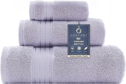 COZYART Burnt Orange Bath Towel Set for Bathroom Turkish Cotton Thick Soft Absorbent Durable 650 GSM Towel Sets of 6, 2 Large Bath Towels, 2 Hand Towels, 2 Washclothes