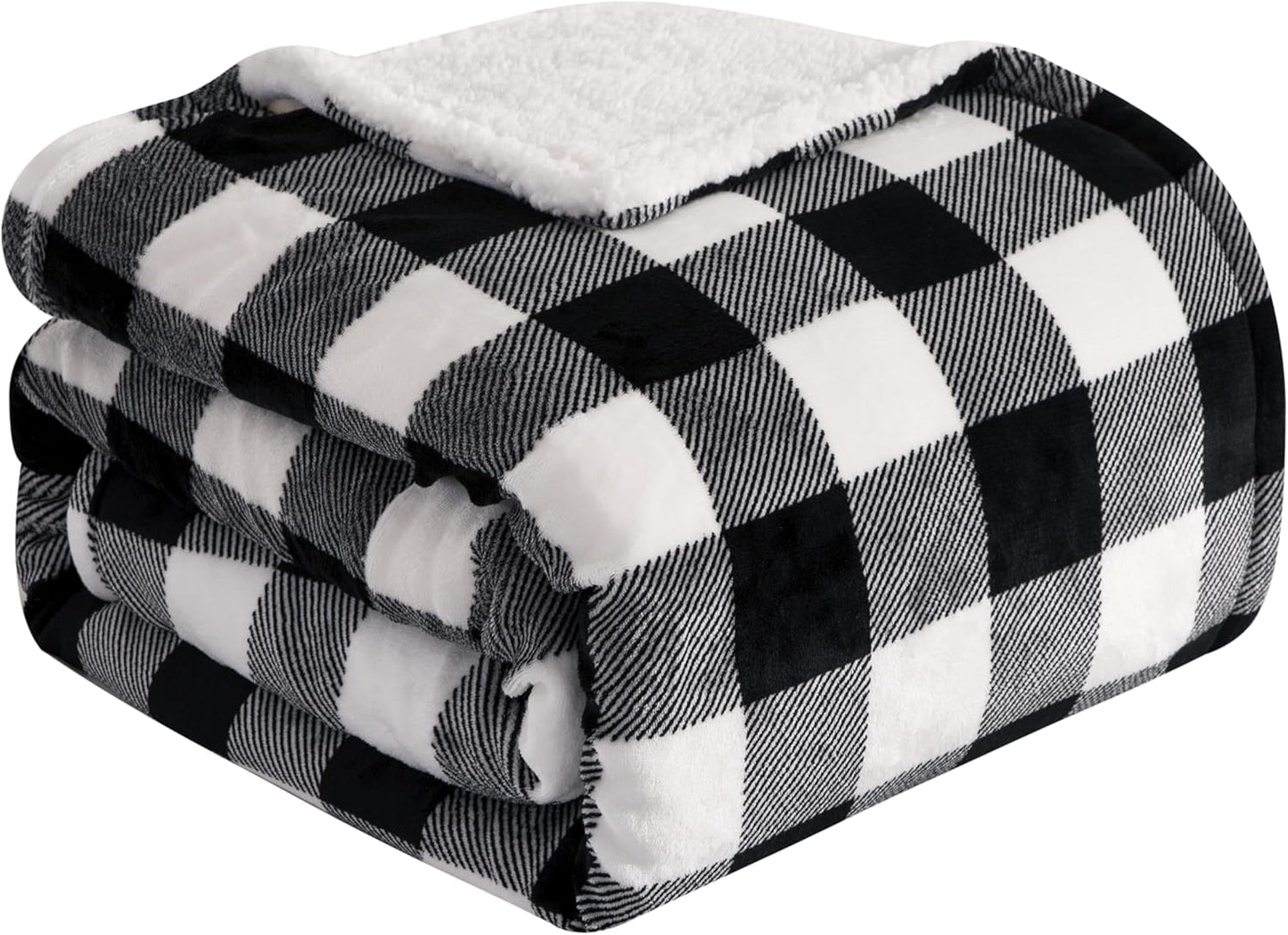 Elegant Comfort Ultra Soft Reversible Flannel Sherpa Blanket - Cozy Silky Fleece Throw for Couch, Bed - Plush Fuzzy Warm Winter Blanket for Gift, King, Coral