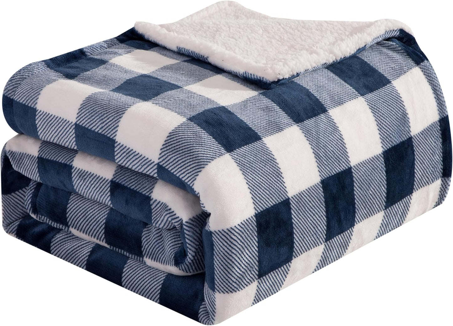 Elegant Comfort Ultra Soft Reversible Flannel Sherpa Blanket - Cozy Silky Fleece Throw for Couch, Bed - Plush Fuzzy Warm Winter Blanket for Gift, King, Coral