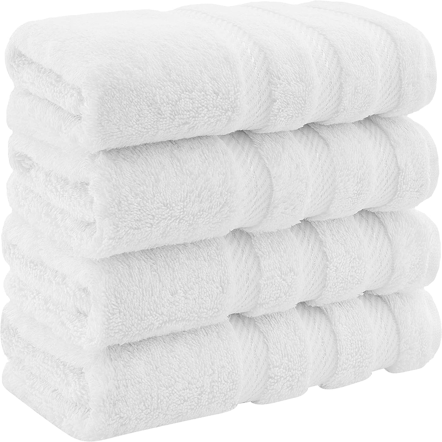 American Soft Linen Luxury 6 Piece Towel Set, 2 Bath Towels 2 Hand Towel 2 Washcloths, 600 GSM 100% Cotton Turkish Towels for Bathroom, Black Towel Sets