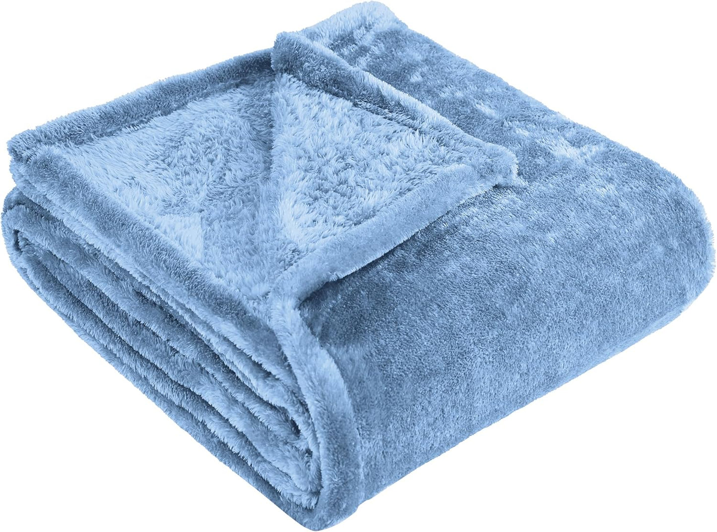 Superior Classic Solid Fleece Blanket, Thick, Cozy, Warm Blankets, Velvety Soft Plush Bedding and Sofa Throw, Cute Bedroom Decor, Fuzzy Cover, Medium Weight Comfort Essentials, King, Coral