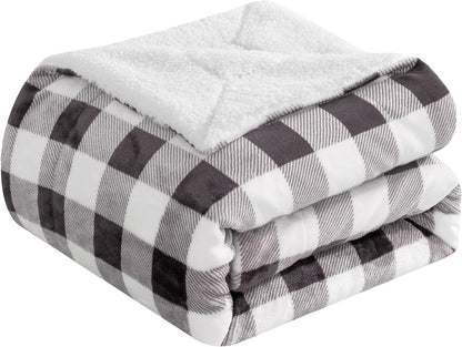 Elegant Comfort Ultra Soft Reversible Flannel Sherpa Blanket - Cozy Silky Fleece Throw for Couch, Bed - Plush Fuzzy Warm Winter Blanket for Gift, King, Coral