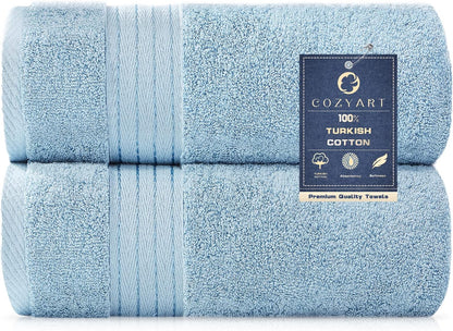 COZYART Burnt Orange Bath Towel Set for Bathroom Turkish Cotton Thick Soft Absorbent Durable 650 GSM Towel Sets of 6, 2 Large Bath Towels, 2 Hand Towels, 2 Washclothes