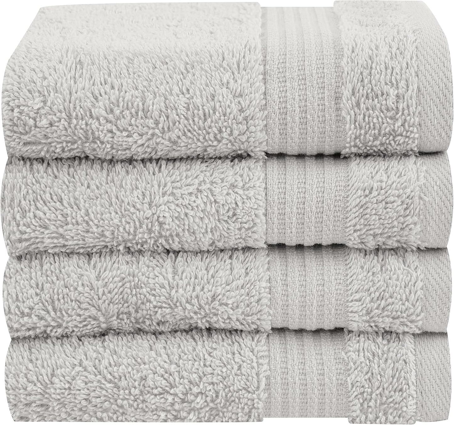 Cotton Paradise 6 Piece Towel Set, 100% Cotton Soft Absorbent Turkish Towels for Bathroom, 2 Bath Towels 2 Hand Towels 2 Washcloths, Mint Towel Set