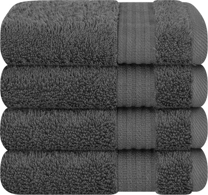 Cotton Paradise 6 Piece Towel Set, 100% Cotton Soft Absorbent Turkish Towels for Bathroom, 2 Bath Towels 2 Hand Towels 2 Washcloths, Mint Towel Set