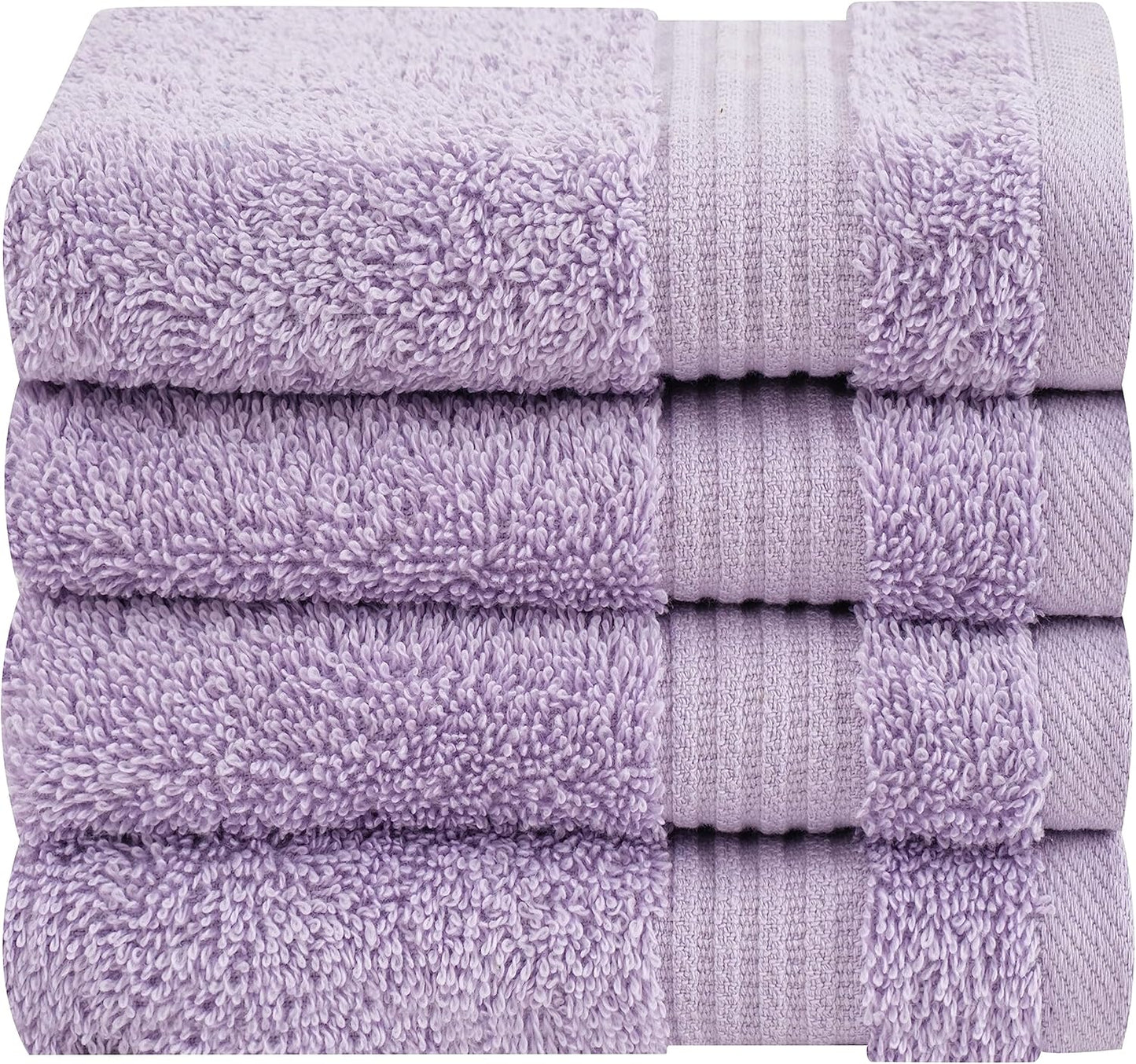 Cotton Paradise 6 Piece Towel Set, 100% Cotton Soft Absorbent Turkish Towels for Bathroom, 2 Bath Towels 2 Hand Towels 2 Washcloths, Mint Towel Set
