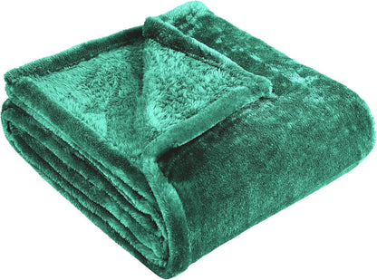 Superior Classic Solid Fleece Blanket, Thick, Cozy, Warm Blankets, Velvety Soft Plush Bedding and Sofa Throw, Cute Bedroom Decor, Fuzzy Cover, Medium Weight Comfort Essentials, King, Coral