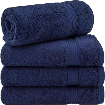 Cotton Paradise 6 Piece Towel Set, 100% Cotton Soft Absorbent Turkish Towels for Bathroom, 2 Bath Towels 2 Hand Towels 2 Washcloths, Mint Towel Set