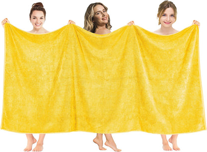 American Soft Linen Luxury 6 Piece Towel Set, 2 Bath Towels 2 Hand Towel 2 Washcloths, 600 GSM 100% Cotton Turkish Towels for Bathroom, Black Towel Sets