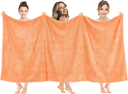 American Soft Linen Luxury 6 Piece Towel Set, 2 Bath Towels 2 Hand Towel 2 Washcloths, 600 GSM 100% Cotton Turkish Towels for Bathroom, Black Towel Sets