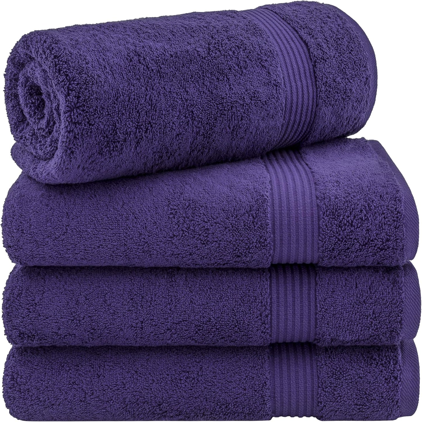 Cotton Paradise 6 Piece Towel Set, 100% Cotton Soft Absorbent Turkish Towels for Bathroom, 2 Bath Towels 2 Hand Towels 2 Washcloths, Mint Towel Set