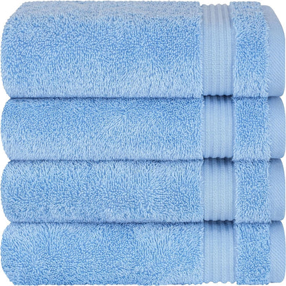 Cotton Paradise 6 Piece Towel Set, 100% Cotton Soft Absorbent Turkish Towels for Bathroom, 2 Bath Towels 2 Hand Towels 2 Washcloths, Mint Towel Set