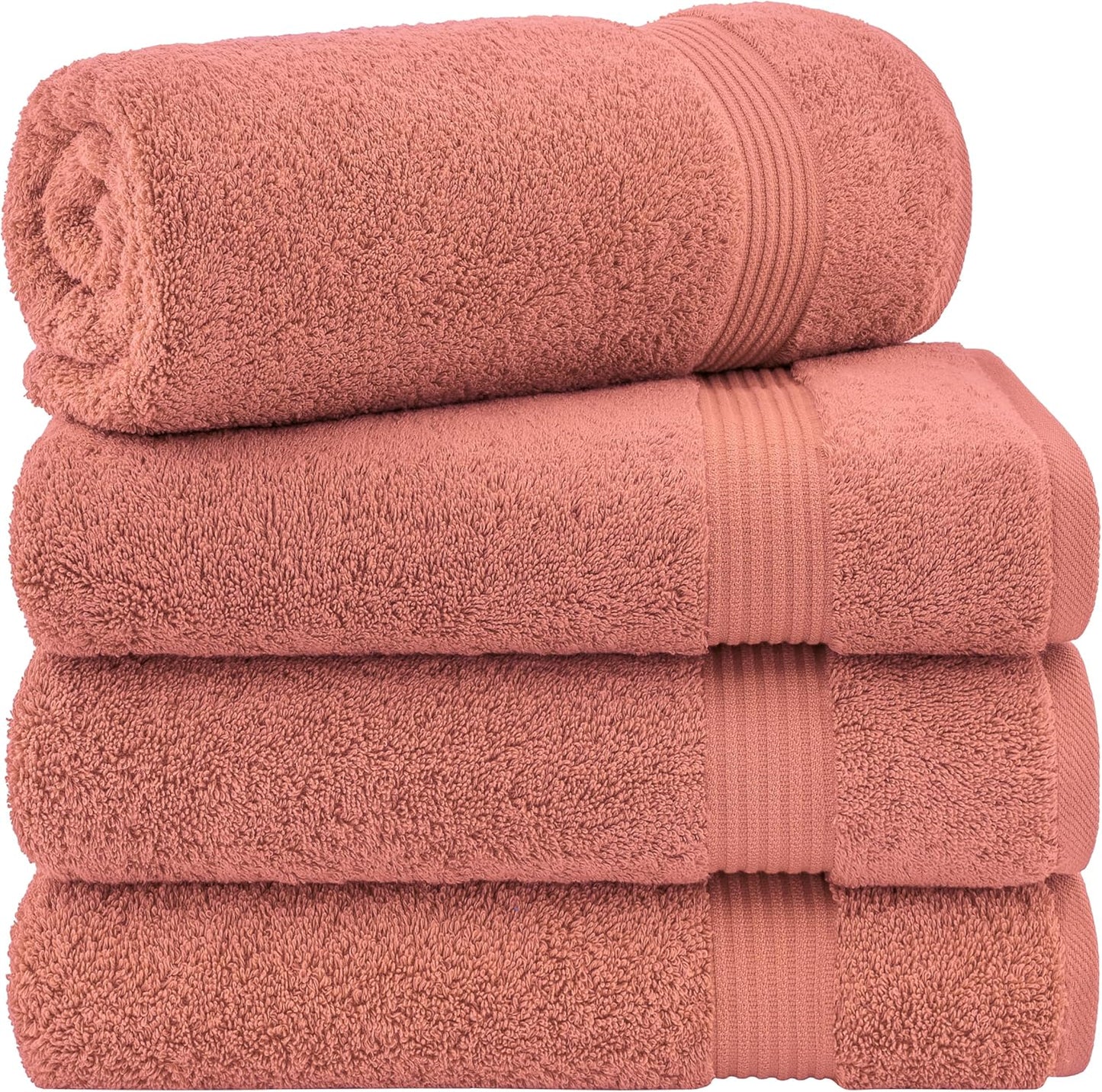 Cotton Paradise 6 Piece Towel Set, 100% Cotton Soft Absorbent Turkish Towels for Bathroom, 2 Bath Towels 2 Hand Towels 2 Washcloths, Mint Towel Set