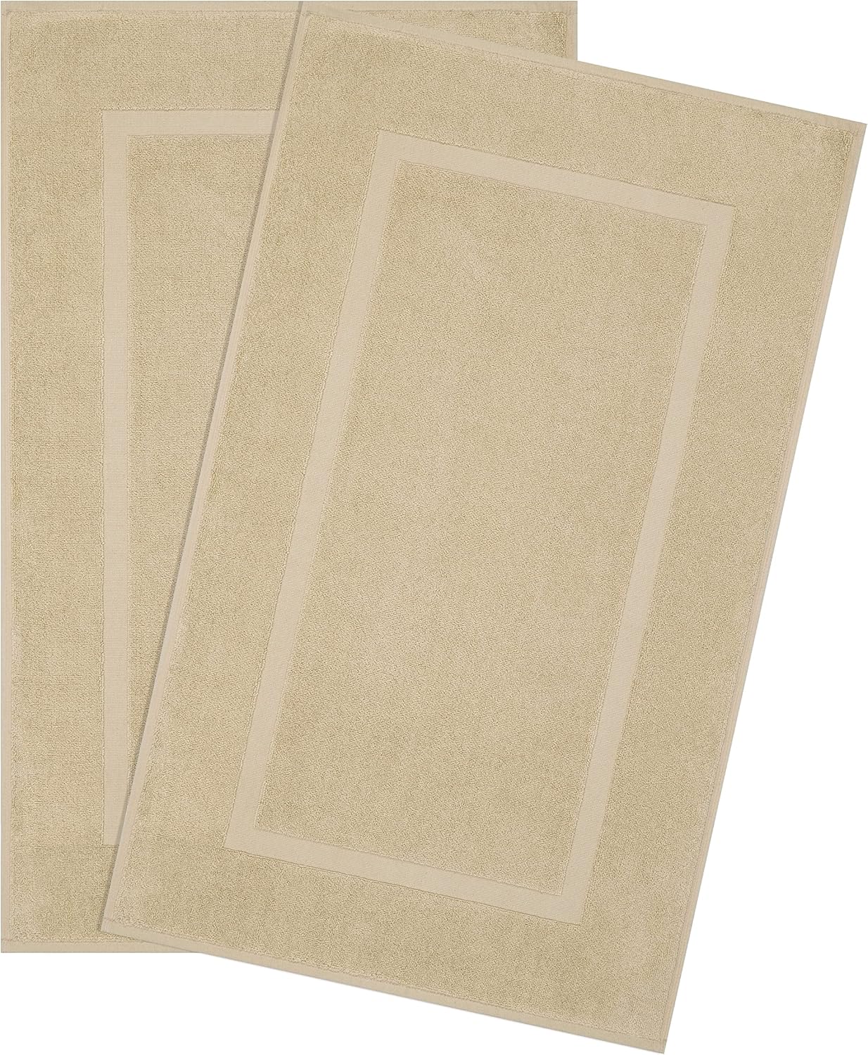 Cotton Paradise 6 Piece Towel Set, 100% Cotton Soft Absorbent Turkish Towels for Bathroom, 2 Bath Towels 2 Hand Towels 2 Washcloths, Beige Towel Set