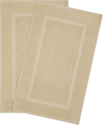 Cotton Paradise 6 Piece Towel Set, 100% Cotton Soft Absorbent Turkish Towels for Bathroom, 2 Bath Towels 2 Hand Towels 2 Washcloths, Beige Towel Set